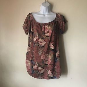 Cute Floral Printed Top